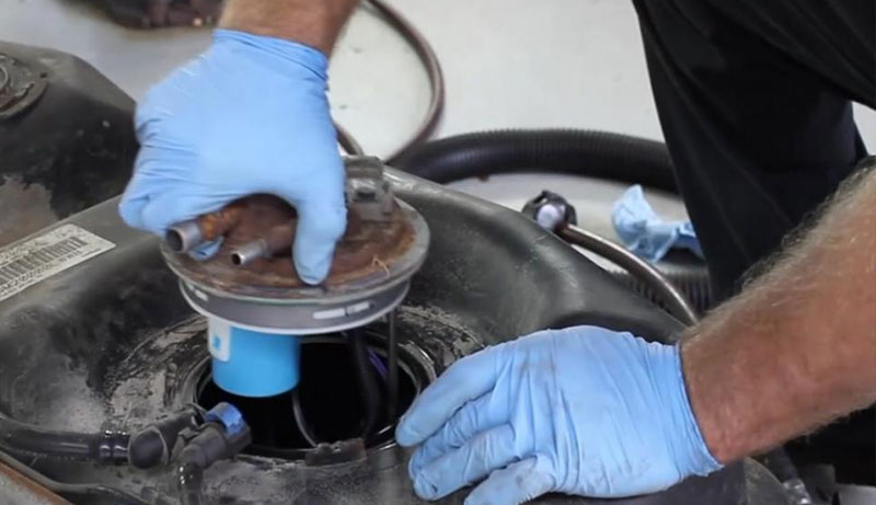 Cleaning Process of diesel fuel tank