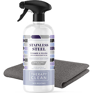 Therapy Stainless Steel Cleaner for Black Appliances | Solvent-Free