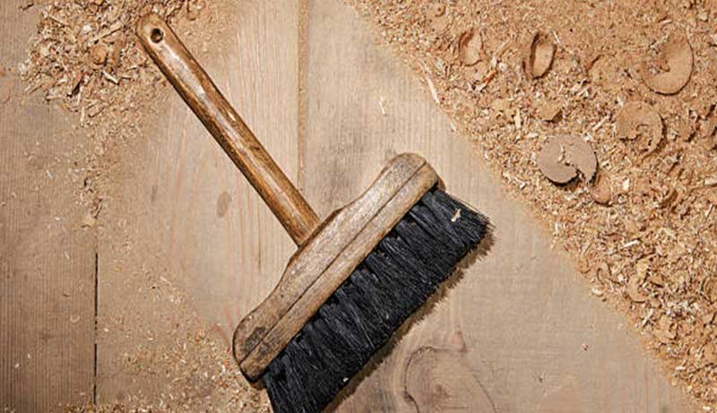 How To Clean Sawdust Out of The Garage